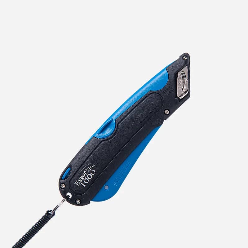 Box Cutter 1000 Easy Cut Stainless Stain Blue for $10.99 + Free