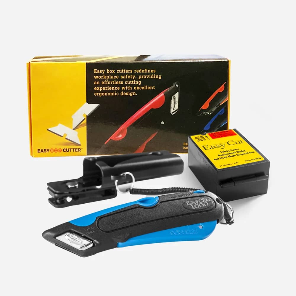 Easy Cut 1000N Blue + 81 Pack Blades - Easy Box Cutter