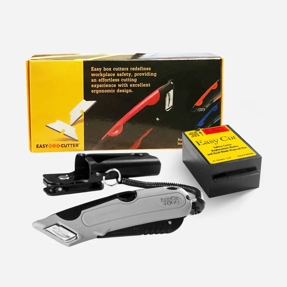 Box Cutter 4500 Easy Cut Stainless Stain Gray for $15.99 + Free